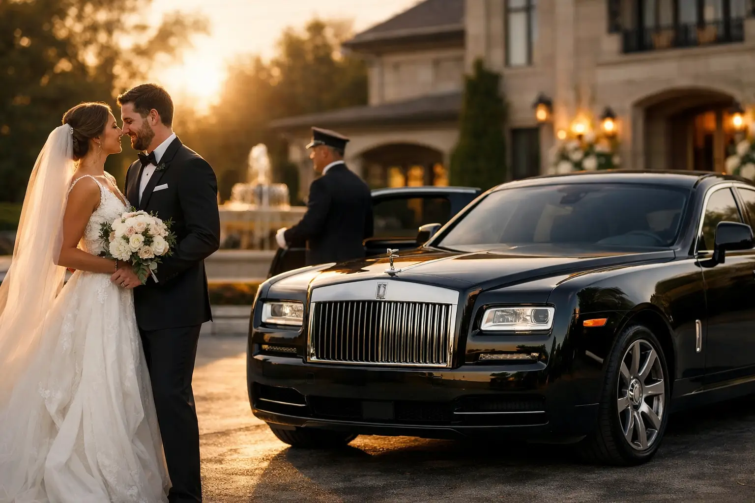 Wedding Chauffeur Service That Fits the Day